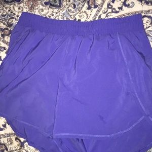 Purple Athletic shorts